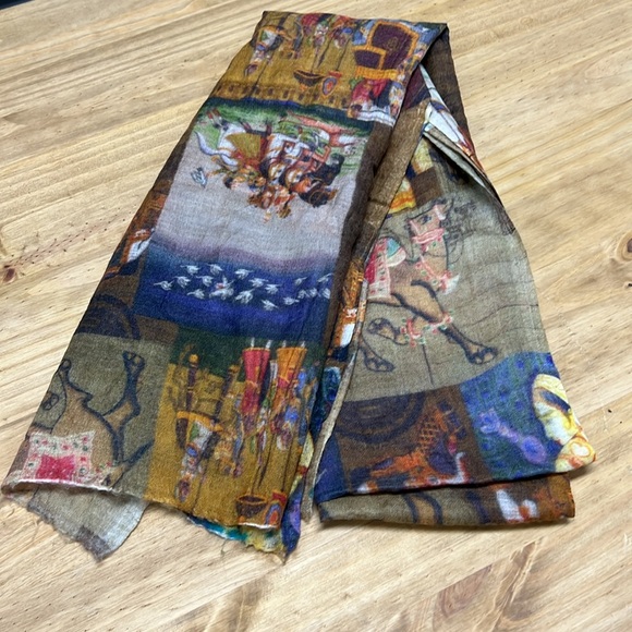 6 ft by 2 ft - Scarf 🧣/ Wrap - Multicolored - Picture 10 of 10